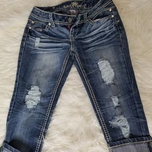 Juniors Size 3 Almost Famous Jean Capri